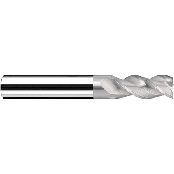 Fraisa - 1/4, 1/2" LOC, 1/4" Shank Diam, 2-1/2" OAL, 3 Flute Solid Carbide Square End Mill - USA Tool & Supply