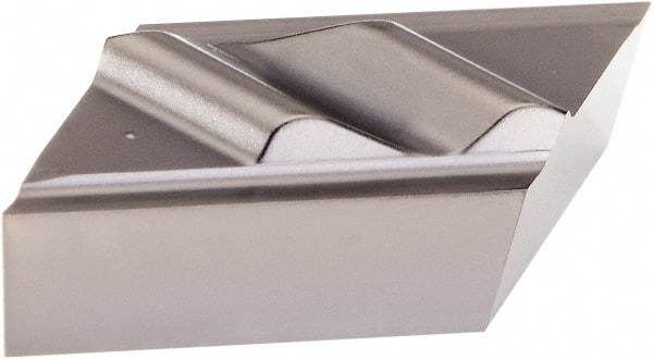 Kennametal - NPR1305, KCU10 Grade Carbide Profiling Insert - AlTiN Finish, 55° Incl Angle, Parallelogram, 0.608" Side Length, 3/16" Thick, 0.13mm Corner Radius - USA Tool & Supply
