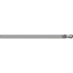 Harvey Tool - Ball End Mills; Mill Diameter (Inch): 5/8 ; Mill Diameter (Decimal Inch): 0.6250 ; Number of Flutes: 2 ; Length of Cut (Decimal Inch): 0.9380 ; Material: Solid Carbide ; Overall Length (Inch): 6 - Exact Industrial Supply