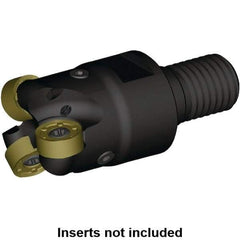 Kennametal - 30mm Cutting Diam, 29mm Shank Diam, 2.97mm Max Depth of Cut, Modular Connection Indexable Copy End Mill - 4 Inserts, RN.J1204M0.. Insert, KDR Toolholder, Steel, Through Coolant - USA Tool & Supply