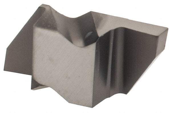 Kennametal - 2062NG Grade KCU10, 1.58mm Cutting Width Carbide Grooving Insert - 2.79mm Max Depth of Cut, Right Hand, 0.19mm Corner Radius, AlTiN Finish - USA Tool & Supply