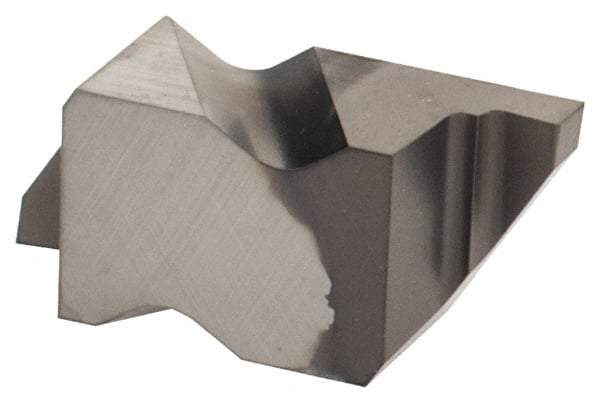 Kennametal - 2047NG Grade KCU10, 1.19mm Cutting Width Carbide Grooving Insert - 1.27mm Max Depth of Cut, Right Hand, 0.09mm Corner Radius, AlTiN Finish - USA Tool & Supply