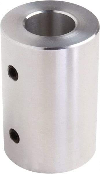 Climax Metal Products - 1-1/4" Inside x 2-1/4" Outside Diam, Set Screw Rigid Coupling - 4" Long - USA Tool & Supply