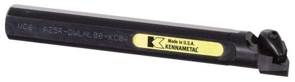 Kennametal - 50mm Min Bore Diam, 300mm OAL, 40mm Shank Diam, A-DWLN-KC Indexable Boring Bar - WN.. Insert, Clamp Holding Method - USA Tool & Supply