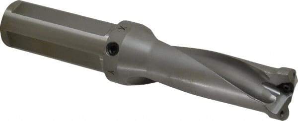 Kennametal - 3-3/4" Max Drill Depth, 2.5xD, 38.1mm Diam, Indexable Insert Drill - 2 Inserts, 1-1/2" Shank Diam, Straight Shank - USA Tool & Supply