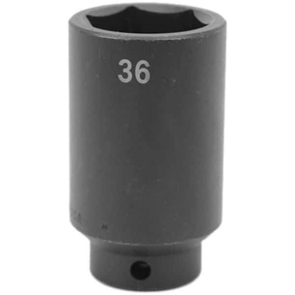 SK - Impact Socket - 1/2"DR 36MM DEEP IMPACT SOCKET - USA Tool & Supply