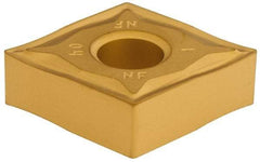Iscar - CNMG431 NF Grade IC9250 Carbide Turning Insert - TiCN/Al2O3/TiN Finish, 80° Diamond, 1/2" Inscr Circle, 3/16" Thick, 1/64" Corner Radius - USA Tool & Supply