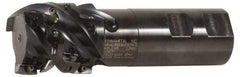 Kennametal - 40mm Cut Diam, 27.6mm Max Depth of Cut, 32mm Shank Diam, 111mm OAL, Indexable Square Shoulder Helical End Mill - EC14.., EP14.. Inserts, Weldon Shank, 0° Lead Angle, Through Coolant - USA Tool & Supply
