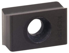 Kennametal - LPE324 Grade KCK15 Carbide Milling Insert - TiN/TiCN/Al2O3 Finish, 1/4" Thick, 0.8mm Corner Radius - USA Tool & Supply