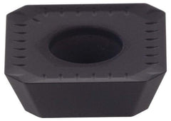 Kennametal - SEKT634 Grade KCPK30 Carbide Milling Insert - TiN/TiCN/Al2O3 Finish, 1/4" Thick, 20mm Inscribed Circle, 1mm Corner Radius - USA Tool & Supply