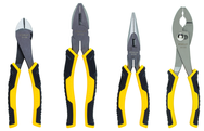 STANLEY® 4 Piece Bi-Material Plier Set - USA Tool & Supply