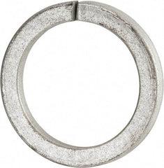 Value Collection - 3", 2.008" ID, 0.458" Thick Split Lock Washer - Grade 8 Spring Steel, Zinc-Plated Finish, 2.008" Min ID, 2.039" Max ID, 4.074" Max OD - USA Tool & Supply
