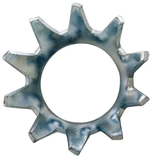 Value Collection - #6 Screw, 0.15" ID, Stainless Steel External Tooth Lock Washer - 0.298" OD, Grade 410 - USA Tool & Supply