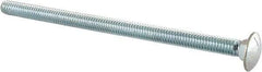 Value Collection - 5/16-18 UNC 5-1/2" Length Under Head, Standard Square Neck, Carriage Bolt - Grade 5 Steel, Zinc-Plated Finish - USA Tool & Supply