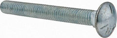 Value Collection - 3/8-16 UNC 3-1/4" Length Under Head, Standard Square Neck, Carriage Bolt - Grade 5 Steel, Zinc-Plated Finish - USA Tool & Supply