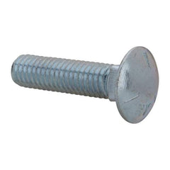 Value Collection - 7/16-14 UNC 1-3/4" Length Under Head, Standard Square Neck, Carriage Bolt - Grade 5 Steel, Zinc-Plated Finish - USA Tool & Supply