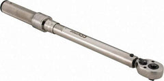 CDI - 3/8" Drive Micrometer Torque Wrench - 150 In/Lb to 1,000 In/Lb Torque, 16" OAL, 0.6 N/m Graduation, Pear Head - USA Tool & Supply