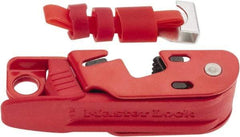 Master Lock - Polymer/Steel Multi-Pole Circuit Breaker Lockout - 120/240 Volt, 1 Padlock, 2 Circuits - USA Tool & Supply