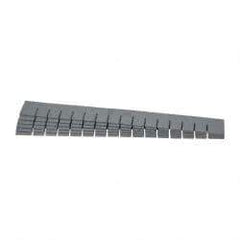 Quantum Storage - 22.4" Wide x 3" High, Gray Bin Divider - Use with DG93030 - USA Tool & Supply
