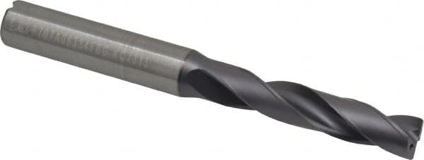 Kennametal - 21/64" 180° Spiral Flute Solid Carbide Screw Machine Drill Bit - USA Tool & Supply
