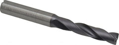 Kennametal - 21/64" 180° Spiral Flute Solid Carbide Screw Machine Drill Bit - USA Tool & Supply