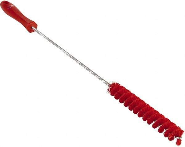 Vikan - 3/4" Diam Polyester Valve Brush - 19-5/8" OAL, 5-3/4" Head Length, Polypropylene & Stainless Steel Handle - USA Tool & Supply