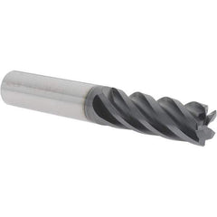 Iscar - 16mm, 5 Flute, Single End, Solid Carbide, Corner Chamfer End Mill - 100mm OAL, 38° Helix, Right Hand Flute, 40mm LOC, Right Hand Cut - USA Tool & Supply