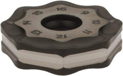 Seco - ONMU090520 M14 Grade MP1500 Carbide Milling Insert - TiCN/Al2O3 Finish, 0.228" Thick, 0.866" Inscribed Circle - USA Tool & Supply