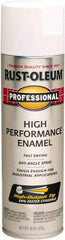 Rust-Oleum - White, Semi Gloss, Rust Proof Enamel Spray Paint - 14 Sq Ft per Can, 15 oz Container, Use on Multipurpose - USA Tool & Supply