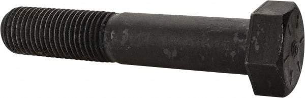 Value Collection - 1-3/4 - 5 UNC, 9-1/2" Length Under Head Hex Head Cap Screw - Partially Threaded, Grade 8 Alloy Steel, Uncoated, 2-5/8" Hex - USA Tool & Supply