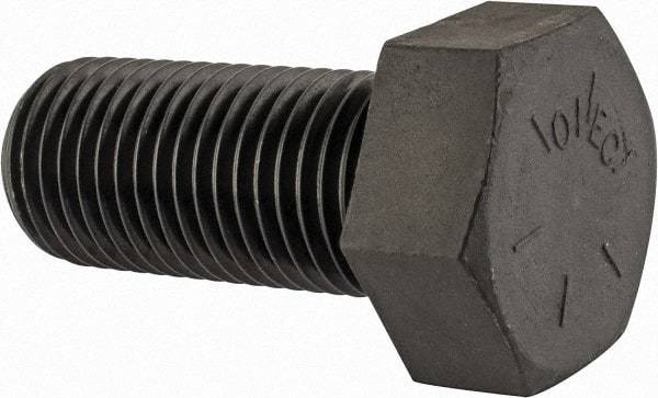 Value Collection - 2 - 4-1/2 UNC, 4-1/2" Length Under Head Hex Head Cap Screw - Partially Threaded, Grade 8 Alloy Steel, Uncoated, 3" Hex - USA Tool & Supply