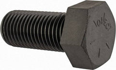 Value Collection - 2 - 4-1/2 UNC, 4-1/2" Length Under Head Hex Head Cap Screw - Partially Threaded, Grade 8 Alloy Steel, Uncoated, 3" Hex - USA Tool & Supply