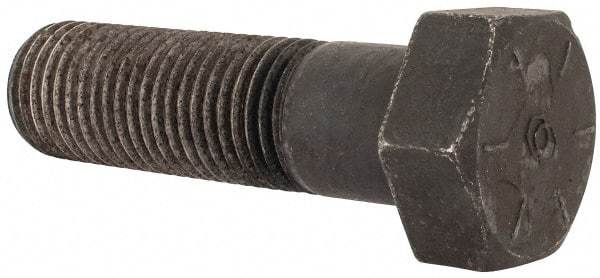 Value Collection - 2 - 4-1/2 UNC, 7" Length Under Head Hex Head Cap Screw - Partially Threaded, Grade 8 Alloy Steel, Uncoated, 3" Hex - USA Tool & Supply