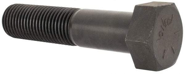 Value Collection - 2 - 4-1/2 UNC, 9" Length Under Head Hex Head Cap Screw - Partially Threaded, Grade 8 Alloy Steel, Uncoated, 3" Hex - USA Tool & Supply
