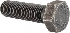 Value Collection - 1-3/4 - 5 UNC, 6" Length Under Head Hex Head Cap Screw - Partially Threaded, Grade 5 Steel, Uncoated, 2-5/8" Hex - USA Tool & Supply