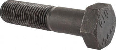 Value Collection - 1-3/4 - 5 UNC, 7-1/2" Length Under Head Hex Head Cap Screw - Partially Threaded, Grade 5 Steel, Uncoated, 2-5/8" Hex - USA Tool & Supply