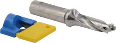 Iscar - 0.512" to 0.528" Diam, 3xD, 1.53" Max Depth, 5/8" Shank Diam, 4.12" OAL, Replaceable-Tip Drill - FCP, ICK, ICK-2M, ICM, ICP, iCP-2M Insert, 84147313 Toolholder, Series SumoCham - USA Tool & Supply