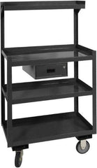 Durham - 30" Wide x 55-3/4" High x 24" Deep, Mobile Workstation - 1,200 Lb Capacity - USA Tool & Supply