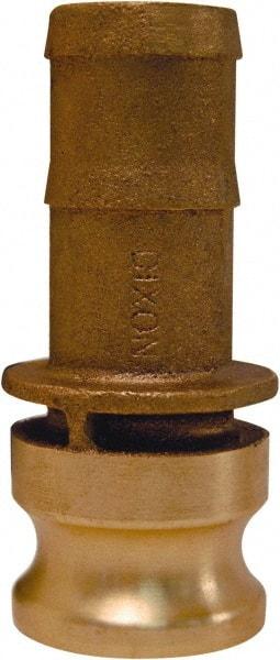 Dixon Valve & Coupling - 1-1/4" Brass Cam & Groove Suction & Discharge Hose Male Adapter Hose Shank - Part E, 250 Max psi - USA Tool & Supply