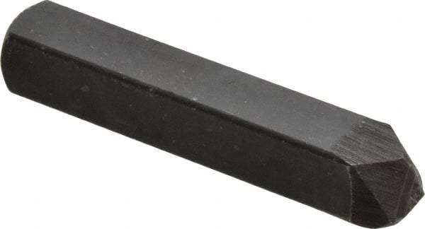 Made in USA - 1/4 Inch Character Size, 94 within a Triangle, Code Stamp - Steel - USA Tool & Supply