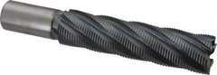 Hertel - 1-1/2" Diam, Fine Pitch, 6" LOC, 6 Flute Cobalt Roughing Square End Mill - TiCN Finish, 8-1/2" OAL, 1-1/4" Shank Diam, Single End, 30° Helix - USA Tool & Supply