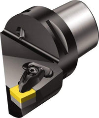 Sandvik Coromant - Right Hand Cut, Size C6, CNMG 12 04 08 & CNMG 432 Insert Compatiblity, External Modular Turning & Profiling Cutting Unit Head - 35mm Ctr to Cutting Edge, 65mm Head Length, Through Coolant, Series T-Max P - USA Tool & Supply