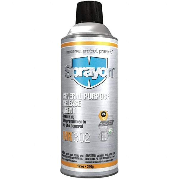 Krylon - 12 Ounce Aerosol Can, General Purpose Mold Release - Food Grade, Silicone Composition - USA Tool & Supply
