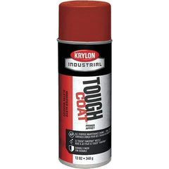 Krylon - 16 oz High Gloss Red Oxide Rust Control Primer - 20 to 25 Sq Ft Coverage - USA Tool & Supply