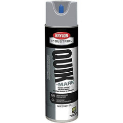 Krylon - 20 fl oz Gray Marking Paint - 50 to 60 Sq Ft Coverage, Solvent-Based Formula - USA Tool & Supply