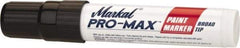 Markal - Black Paint Marker - Broad Tip, Alcohol Base Ink - USA Tool & Supply