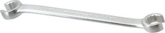 Proto - 16 x 18mm, Chrome Finish, Open End Flare Nut Wrench - 12 Points, 8-13/16" OAL, Steel, Double End Head - USA Tool & Supply