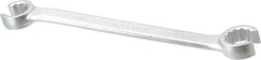 Proto - 19 x 21mm, Chrome Finish, Open End Flare Nut Wrench - 12 Points, 9-7/16" OAL, Steel, Double End Head - USA Tool & Supply