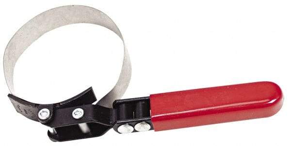 Proto - 3-1/2 to 3-7/8" Diam, Adjustable Oil Filter Wrench - For Use with Filters from 3-1/2 to 3-7/8" - USA Tool & Supply