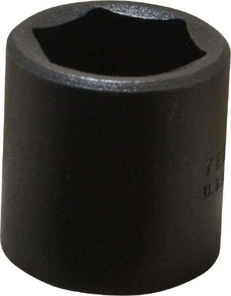 Proto - 3/8" Drive 13/16" Standard Impact Socket - 6 Points, 1-7/32" OAL - USA Tool & Supply